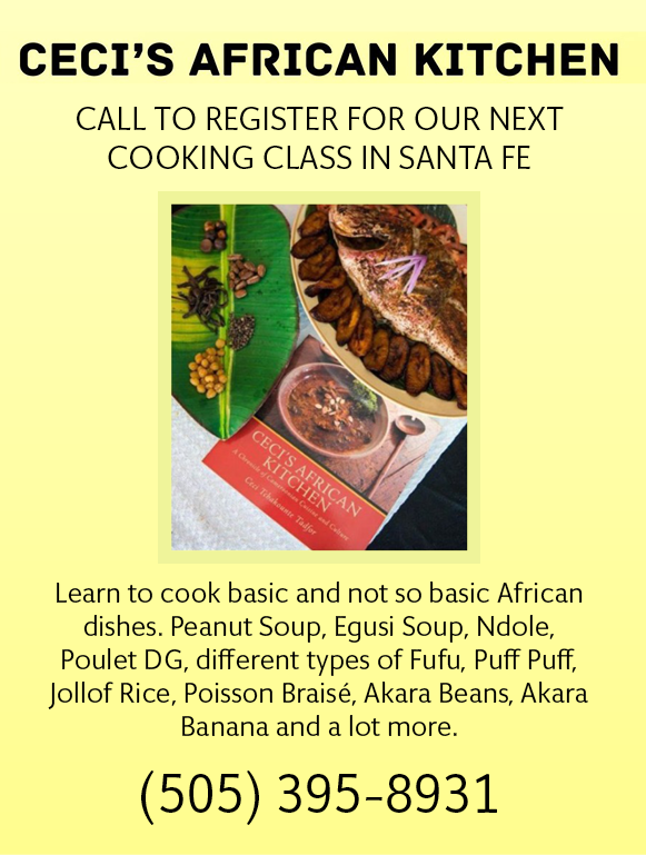 Ceci's African Kitchen Advertisement