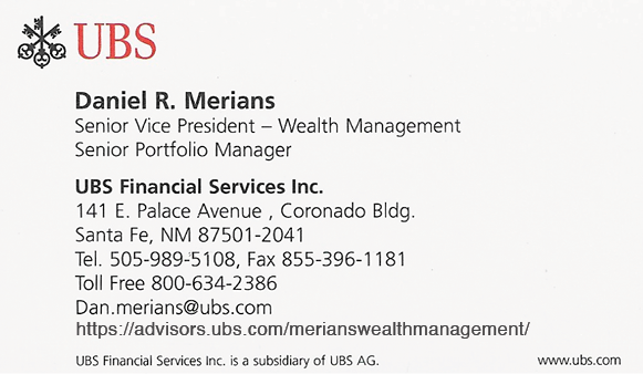 UBS Merians Advertisement